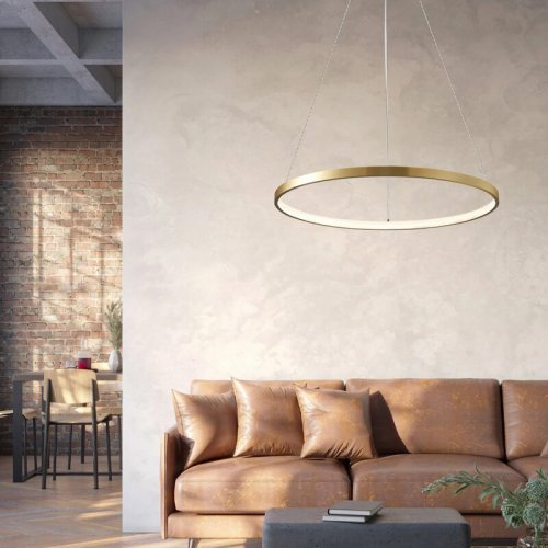 LED світильник підвісний Goldlux Lea 20W 4000K золото 329165