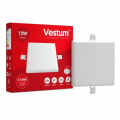 LED світильник Vestum квадрат "без рамки" 12W 4100К 1-VS-5603