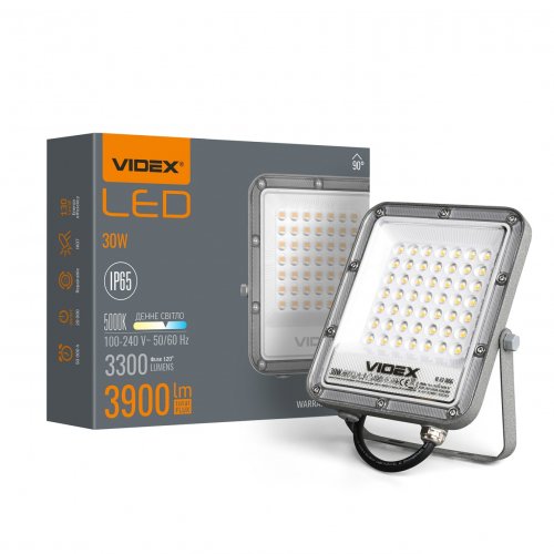 LED прожектор Videx Premium F2 30W 5000К VL-F2-305G