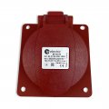 Розетка силова промислова TP Electric 5x16A 3P+N+PE із заземленням кутова 60-40-83