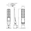 Вуличний LED світильник Horoz ROCKET-50 50W 6400K 074-015-0050-020