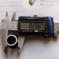 Кабельний керамічний прохід для ретро проводки білий 12/18/17 RE-9759