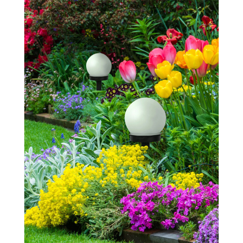 LED светильник садово-парковый Goldlux Ball на солнечной батарее 6500K 304711