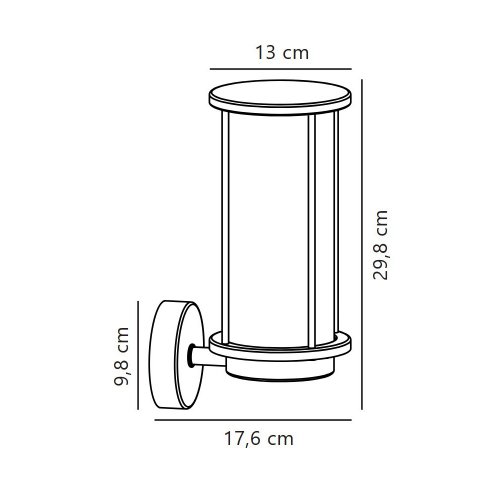Вуличний світильник Nordlux Linton E27 IP54 латунний 2218281035
