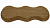 Подрозетник RE деревянный «Лакированный дуб» Трёхпостовой 38643-02