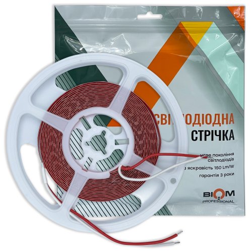 LED лента Biom Professional SMD2835 120шт/м 11.5W/м IP20 48V (4000-4500K) BPS-G4-48-2835-120-NW-20 28026