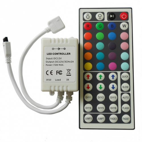 Контролер LT RGB IR 6A 72w для світлодіодної стрічки з пультом 71012