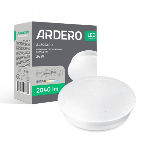 LED світильник Ardero AL805ARD 24W 5000K накладний коло (80295) 8169