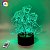3D світильник "Курапіка, Леоріо, Кіллуа і Гон" з пультом+адаптер+батарейки (3ААА) 23456789876-3D