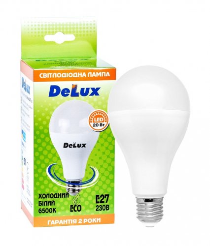 Світлодіодна лампа DELUX BL80 20W E27 6500K