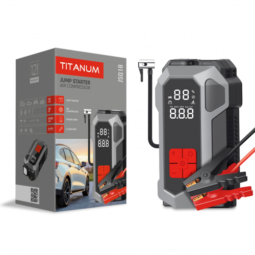 Зарядное устройство для аккумуляторов Titanum 10000mAh 2000A 12V TA-JSQ18