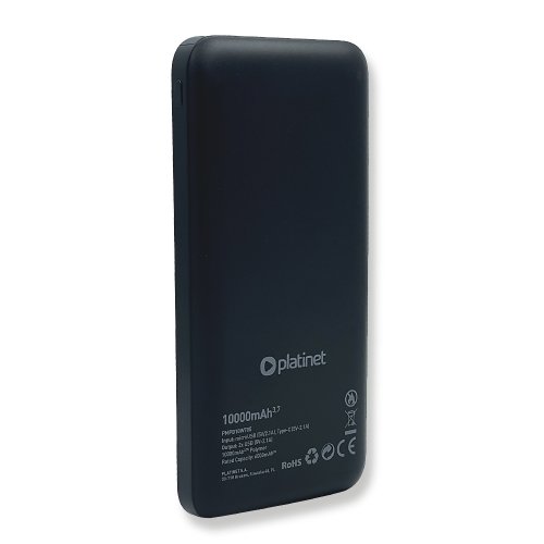 Портативний зарядний пристрій (повербанк) PLATINET 10000mAh BLACK PMPB10W705B