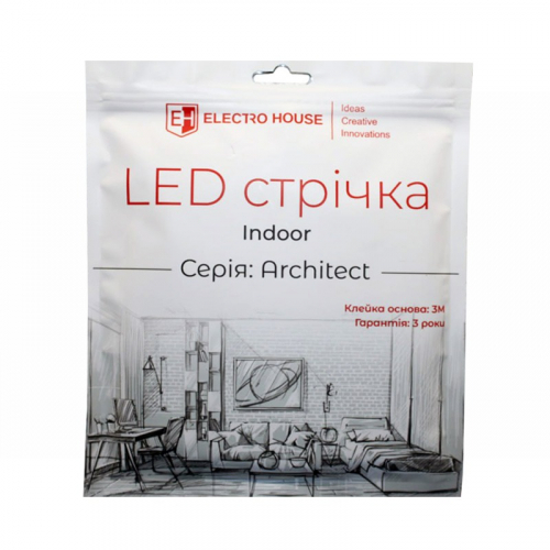 LED лента ElectroHouse Architect 120шт/м 13.5W/м IP20 12V розовый EH-STR7ARP