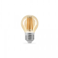Світлодіодна лампа Titanum Filament G45 4W E27 2200K бронза TLFG4504272A