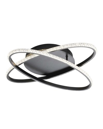 Люстра пристельова Goldlux Diana LED 34W 4000K чорний 336729