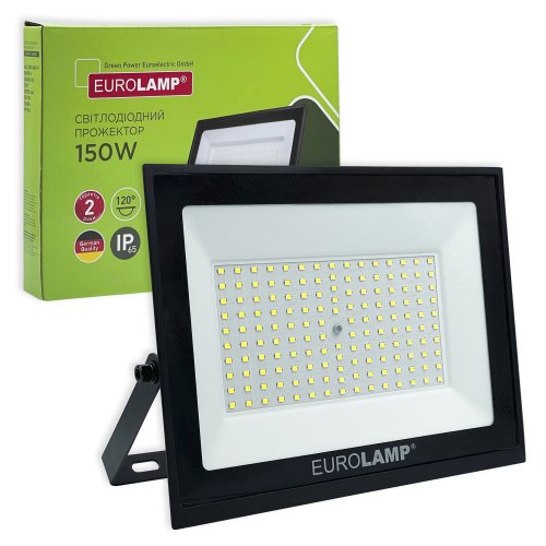 LED прожектор Eurolamp с радиатором LED SMD 150W 6500К IP65 LED-FL-150(B)