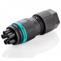 Силовий роз'єм Techno Mini-TEEPLUG D7-12 IP68 (вилка + розетка) THB.387.A5A + THB.387.B5A