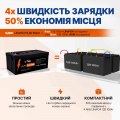Акумуляторна батарея літієва LiTime LiFePO4 51.2V 100Ah (5120Wh) litime-48-512