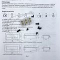 Розетка мебельная тройная ORNO 16А IP20 с заземлением черный OR-GM-9032(GS)/B 48-99-84
