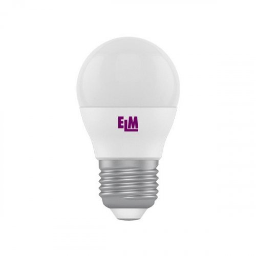 LED лампа ELM D45  6W PA10 E27 4000К 18-0051