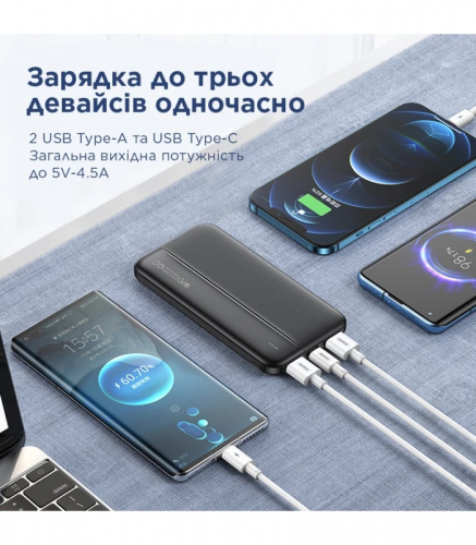 Портативное зарядное устройство УМБ повербанк Remax Tinyl Series 20Вт+22.5Вт PD+QC 10000MAH RPP-212