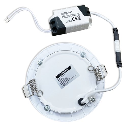 LED cветильник встраиваемый Eurolamp 4W 4000K круг LED-DLR-4/4