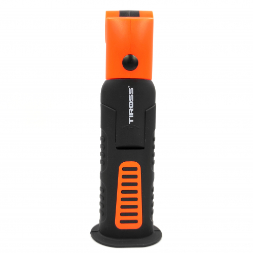 Портативный LED ручной раскладной фонарик Tiross 3 Вт COB LED оранжевый TS-1846