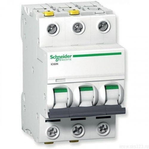 Автоматичний вимикач Schneider iC60N 3P «Acti9» 40 A тип "C" A9F79340