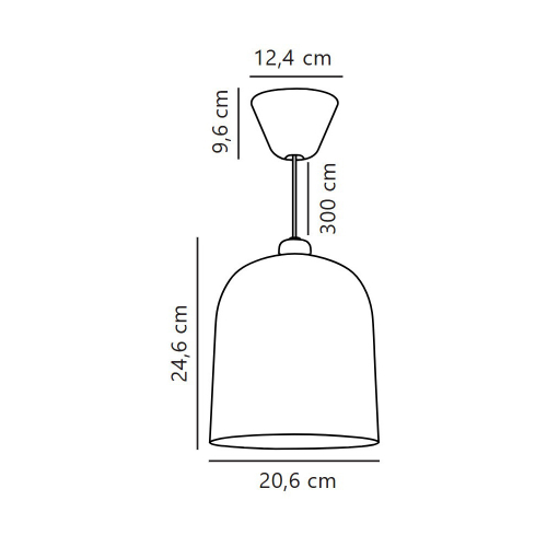 Підвісний світильник Nordlux Angle E27 сірий 2020673011