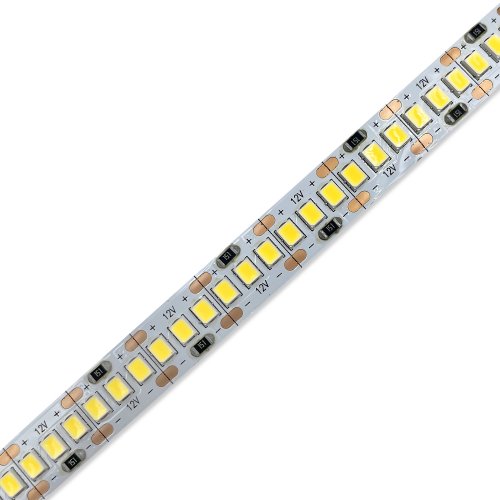 LED лента OEM SMD2835 240шт/м 20W/м IP20 12V 3000K ST-12-2835-240-WW-20 (5 метров) 14487