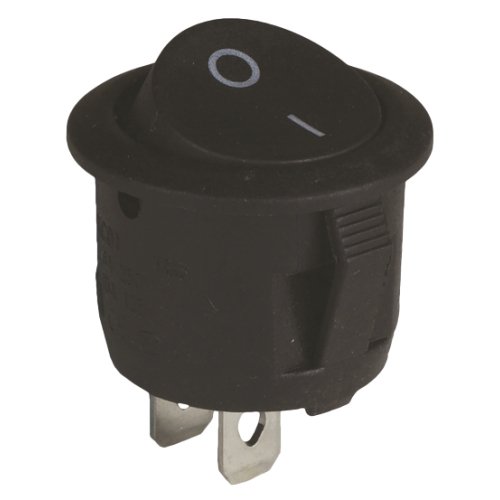 Кнопка круглая Свит-Буд Электро on/off 230V 6A черная 60-66-21