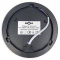 LED світильник накладний Biom 12W 5000К IP40 круглий чорний NL-2-R12-B-5 25795