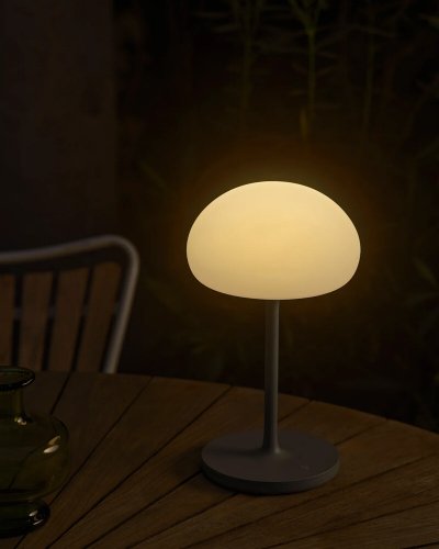 Настільна LED лампа Nordlux Sponge акумуляторна вулична 4.8W 2700K IP44 сірий 2320715010