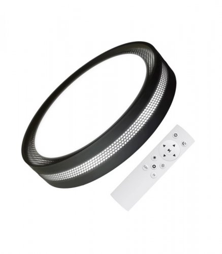 LED светильник ELM TOLEDO 52W 3000-6500К 3600Lm с пультом черный 26-0136