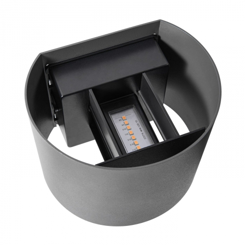 LED светильник архитектурный Nordlux Milda 4.9W 3000K IP44 овал графит 2418351050