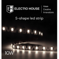 LED лента ElectroHouse S-Shape SMD2835 120шт/м 10W/м IP20 12V 4500K EH-STR2S