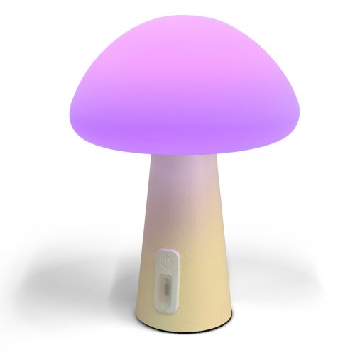 Настольная LED лампа аккумуляторная Videx 4W 3000-6500K+RGB белая VL-TF25BG