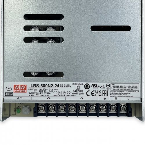 Блок питания Mean Well 600W 24V 25A IP20 LRS-600N2-24