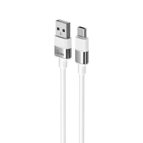 Кабель з'єднувальний зарядний Euroelectric USB-A to Type-C 1м Cable-A-C
