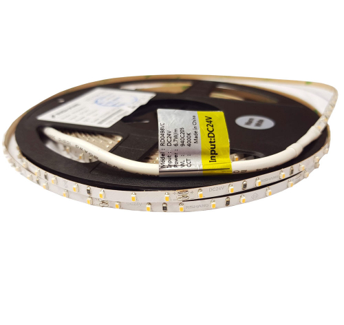 LED лента Rishang SMD2014 98шт/м 6.7W/м IP20 24V 4000K RD0498VC 10903