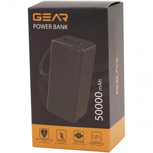 Портативний зарядний пристрій (повербанк) Gear 50000mAh PD22.5W 2C+2A SP05