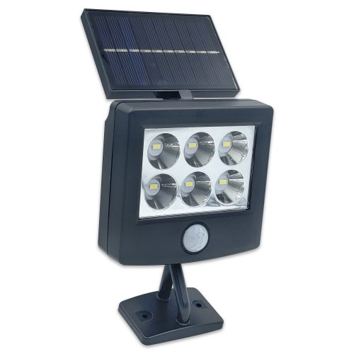 LED светильник уличный Lebron L-SL-48648AT на солнечной батарее 3W 6500К IP65 с датчиком движения 15-17-60