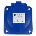 Розетка силова промислова TP Electric 3x16A 2P+PE із заземленням 75x75мм пряма 60-40-81 Розетка силова промислова TP Electric 3x16A 2P+PE із заземленням 75x75мм пряма 60-40-81