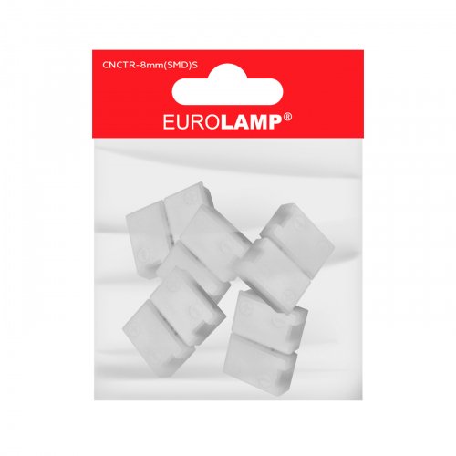 Конектор для світлодіодної стрічки Eurolamp 8мм 2pin CNCTR-8mm(SMD)S