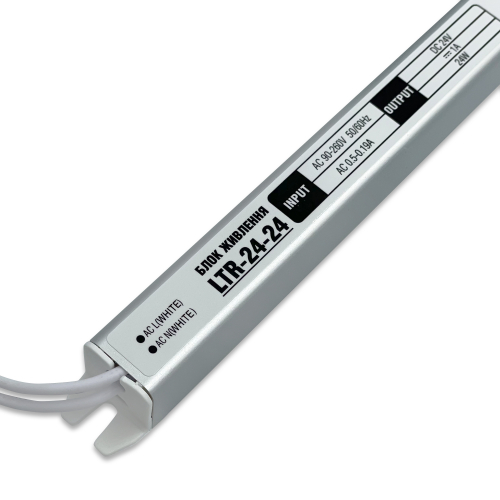 Блок живлення Biom STICK "LTR" 24W 24V 1A IP20 LTR-24-24 27319