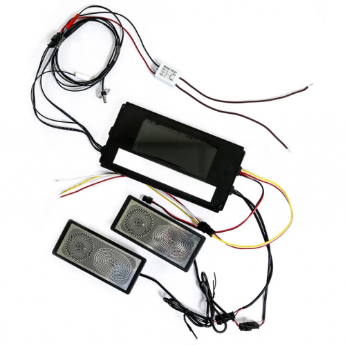 Сенсорний вимикач для дзеркал Biom ZX-01 2 динаміка, 6 кл., bluetooth, 3 канала, 12-24V 65W IP44 з підігрівом та реле 21301