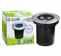 Грунтовий світильник Delux GROUND 016 LED 3*1W 5000К 220V IP67 90014246