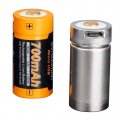 Аккумулятор Fenix 16340 800mA Li-ion micro usb зарядка ARB-L16-700UP Аккумулятор Fenix 16340 800mA Li-ion micro usb зарядка ARB-L16-700UP