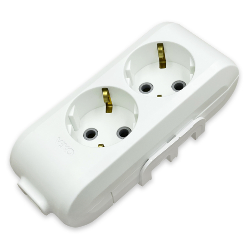 Колодка Viko Multi-let 2 гнезда c заземлением 90114200
