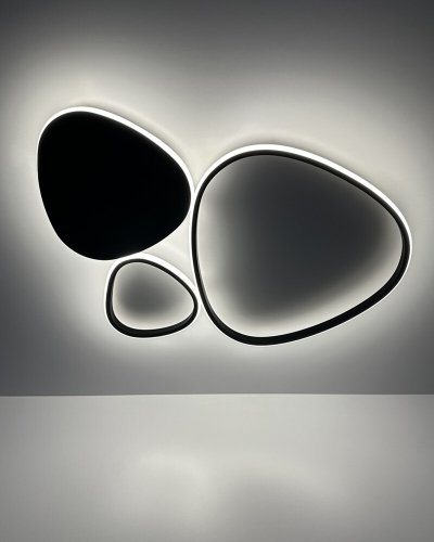 Люстра пристельова Goldlux Petra LED 30W 4000K чорний 334060